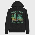 Cactus What the Fucculent, Hanorac Oversize Barbati (Unisex)