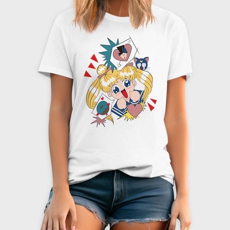 Sailor Moon 20, Tricou Barbati (Unisex)