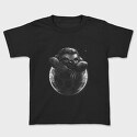 Sloth Moon Monochrome, Tricou Copii