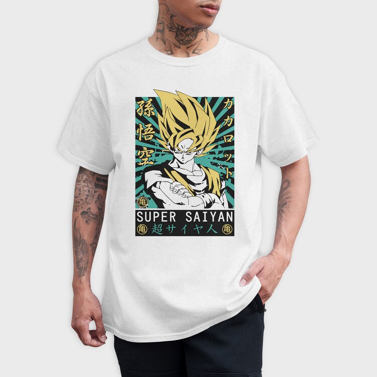 Dragon Ball Z 50, Tricou Barbati (Unisex)