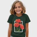 Watercolor Poppies, Tricou Copii