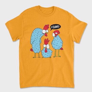 Crazy Chicken, Tricou Barbati (Unisex)