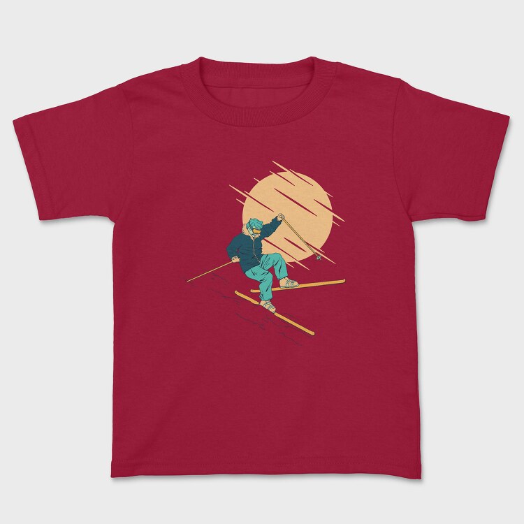 Skier Falling, Tricou Copii