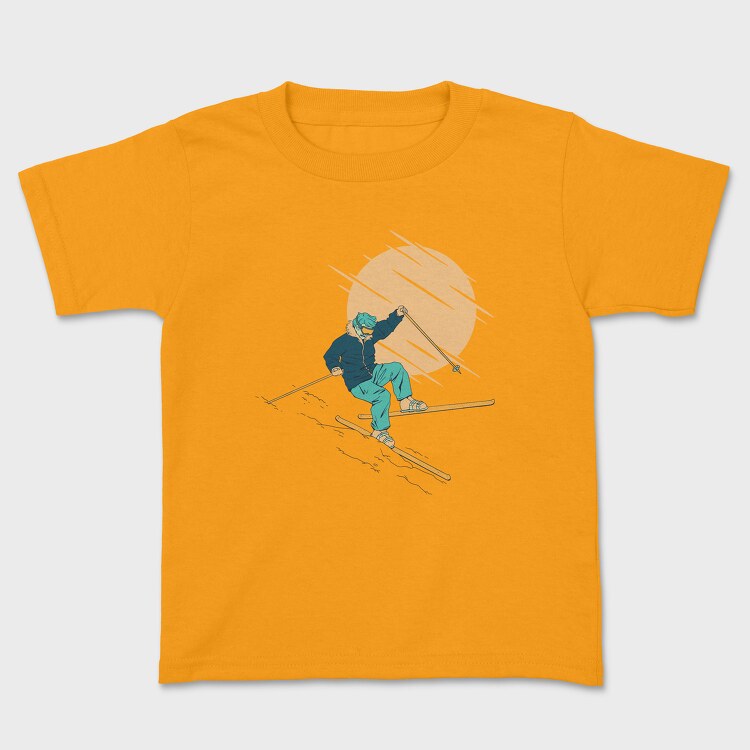 Skier Falling, Tricou Copii