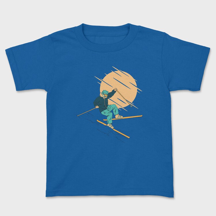 Skier Falling, Tricou Copii