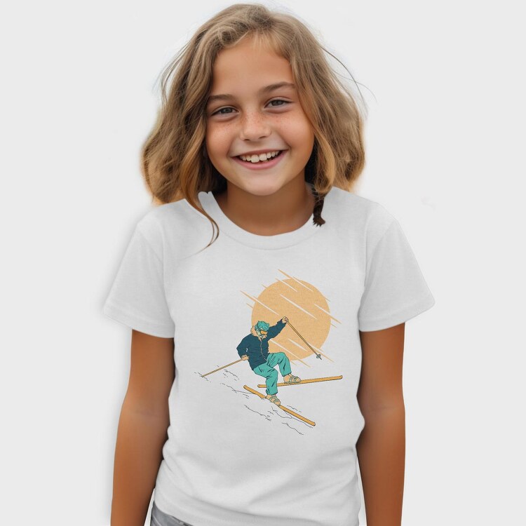 Skier Falling, Tricou Copii