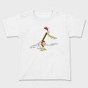 Cartoon Retro Cow and Chicken 4, Tricou Copii