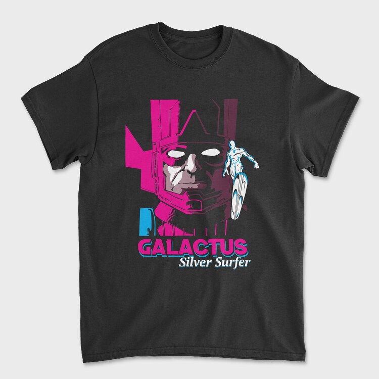 galactus silver surfer, Tricou Barbati (Unisex)