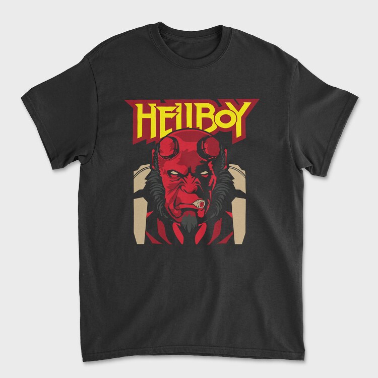 hellboy, Tricou Barbati (Unisex)