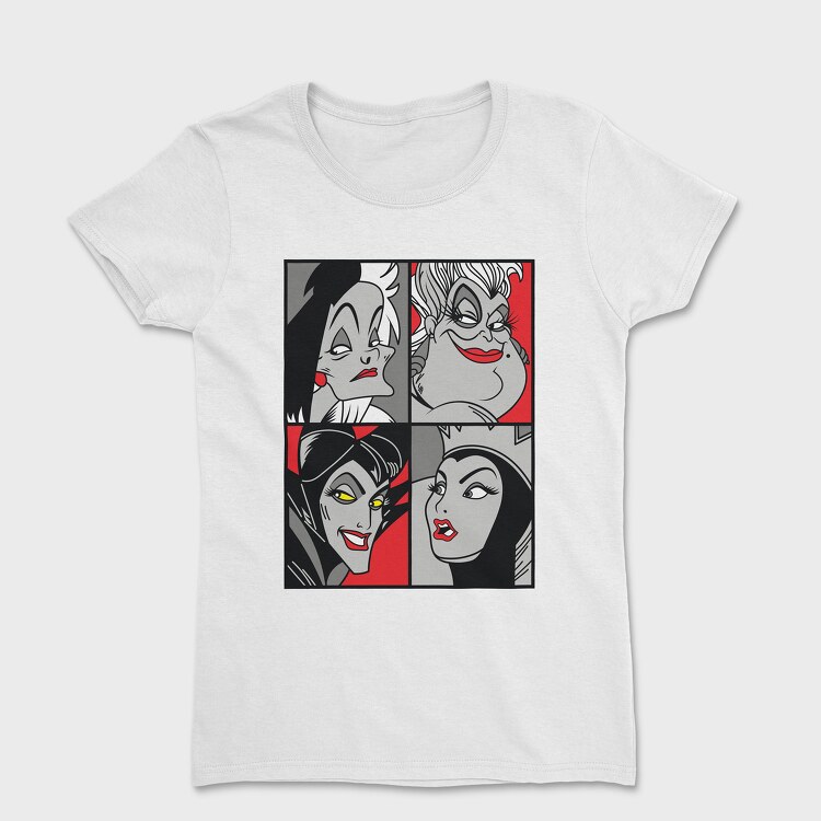 Villanas Disney Pop Art, Tricou Femei