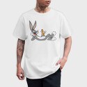Cartoon Retro Bugs Bunny 6, Tricou Barbati (Unisex)