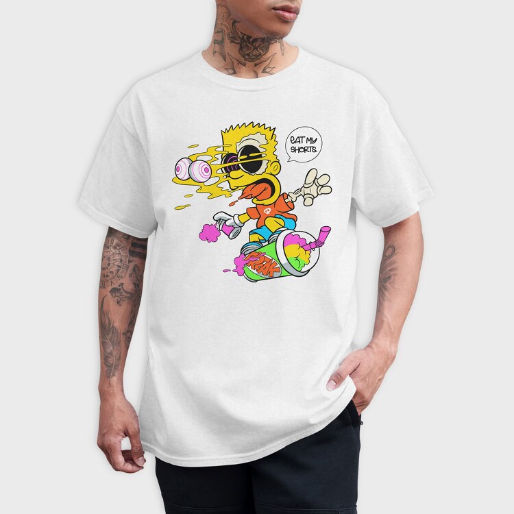 Crazy Bartman, Tricou Barbati (Unisex)