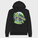 Teenage Mutant Ninja Turtles 3, Hanorac Oversize Barbati (Unisex)