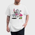 Crazy Bugs Bunny, Tricou Barbati (Unisex)
