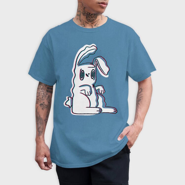 Trippy Bunny, Tricou Barbati (Unisex)