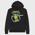 Teenage Mutant Ninja Turtles 6, Hanorac Oversize Barbati (Unisex)