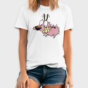 Cartoon Retro Courage the Cowardly Dog 1, Tricou Barbati (Unisex)