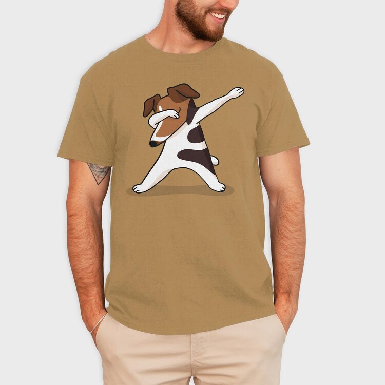 Dab Terrier, Tricou Barbati (Unisex)
