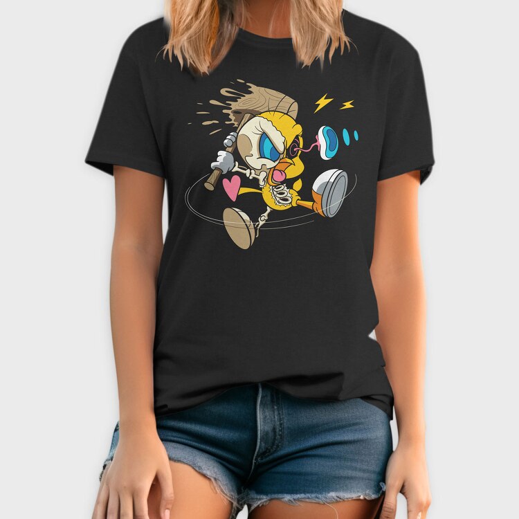 Crazy Tweety, Tricou Barbati (Unisex)