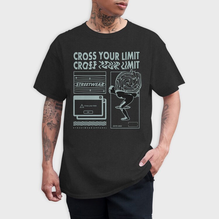 Cross Your Limits 2, Tricou Barbati (Unisex)