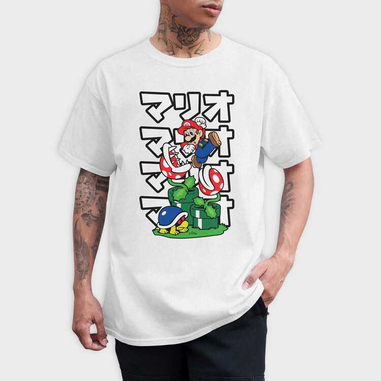 Plants Mario, Tricou Barbati (Unisex)