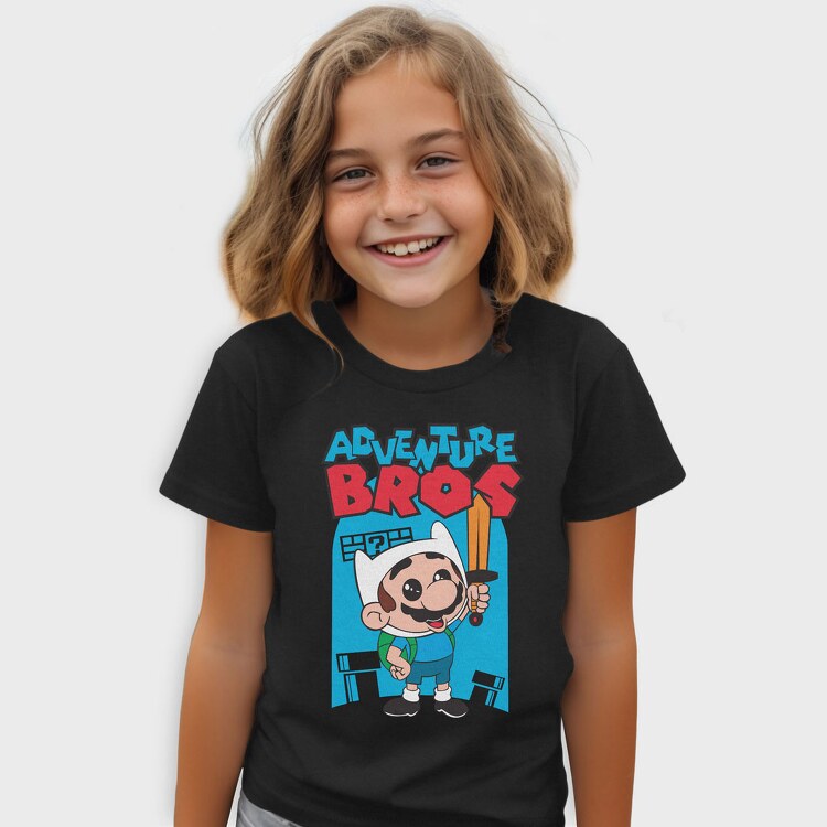 Adventure Bros Mario, Tricou Copii