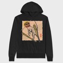 Meerkat Ski Jumping, Hanorac Oversize Barbati (Unisex)