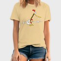 Cartoon Retro Cow and Chicken 4, Tricou Barbati (Unisex)