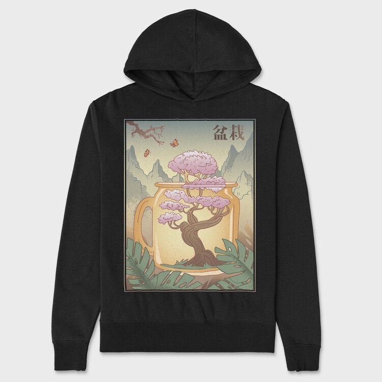 Bonsai Traditional, Hanorac Oversize Barbati (Unisex)