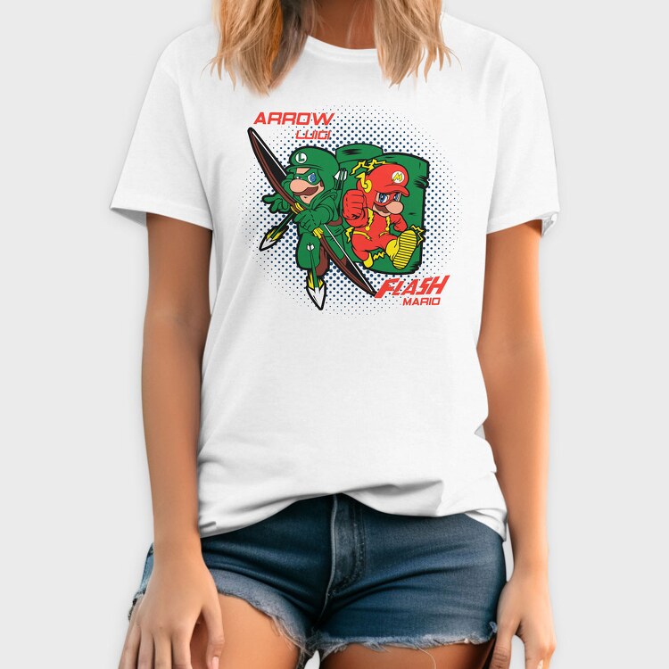 Arrow Luigi Flash Mario, Tricou Barbati (Unisex)