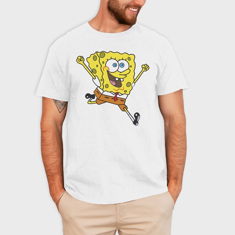 SpongeBob 1, Tricou Barbati (Unisex)