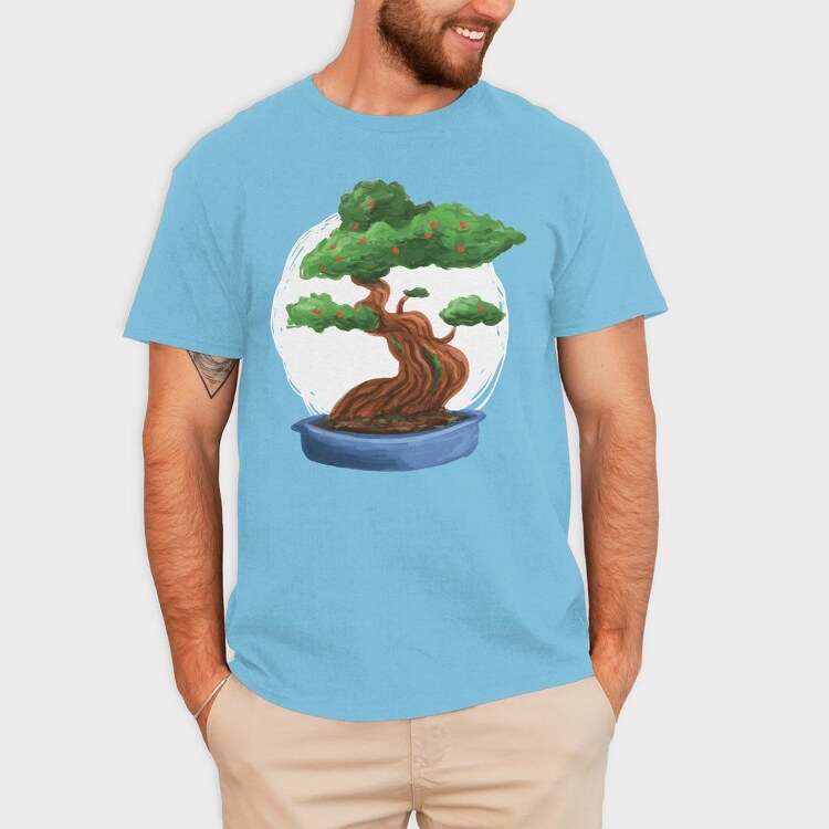 Bonsai Tree, Tricou Barbati (Unisex)