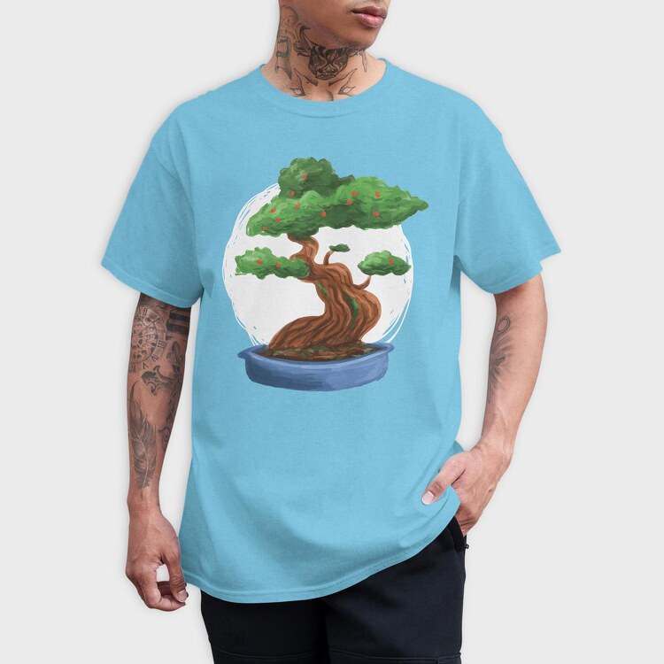 Bonsai Tree, Tricou Barbati (Unisex)