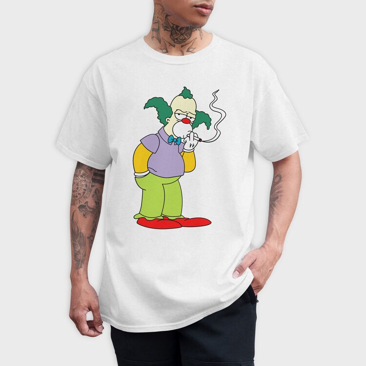 Krusty the Clown, Tricou Barbati (Unisex)