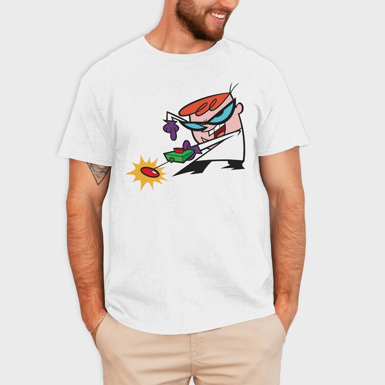 Dexter Laboratory 21, Tricou Barbati (Unisex)