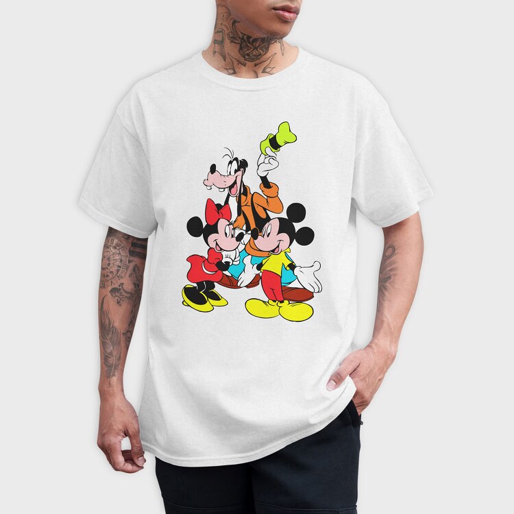 Cartoon Retro Disney 6, Tricou Barbati (Unisex)