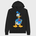 Cartoon Retro Donald Duck 5, Hanorac Oversize Barbati (Unisex)