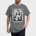 Gothic Mona Lisa, Tricou Barbati (Unisex)