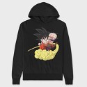 Cartoon Retro Dragon Ball Z 1, Hanorac Oversize Barbati (Unisex)