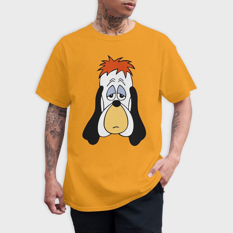Cartoon Retro Droopy 1, Tricou Barbati (Unisex)
