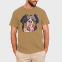 Bernese Mountain Dog, Tricou Barbati (Unisex)