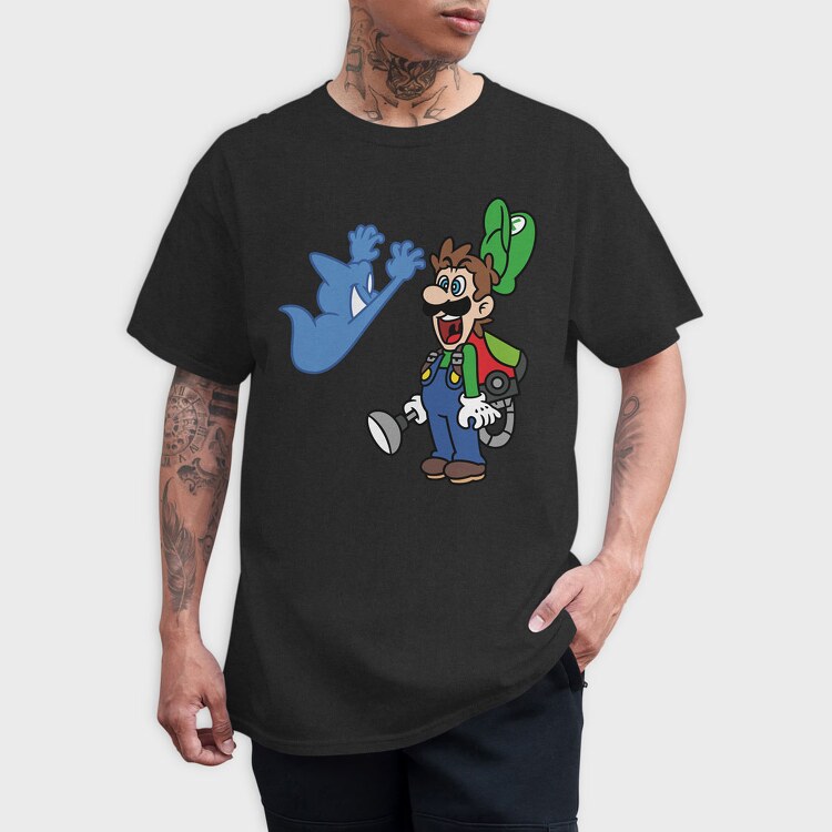 Luigi Scream 3, Tricou Barbati (Unisex)