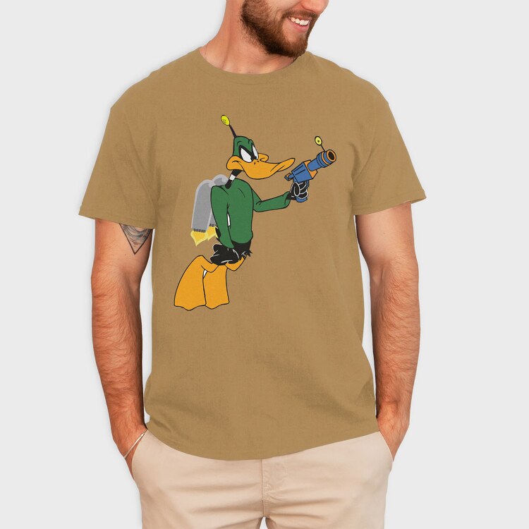Cartoon Retro Duck Dodgers 2, Tricou Barbati (Unisex)