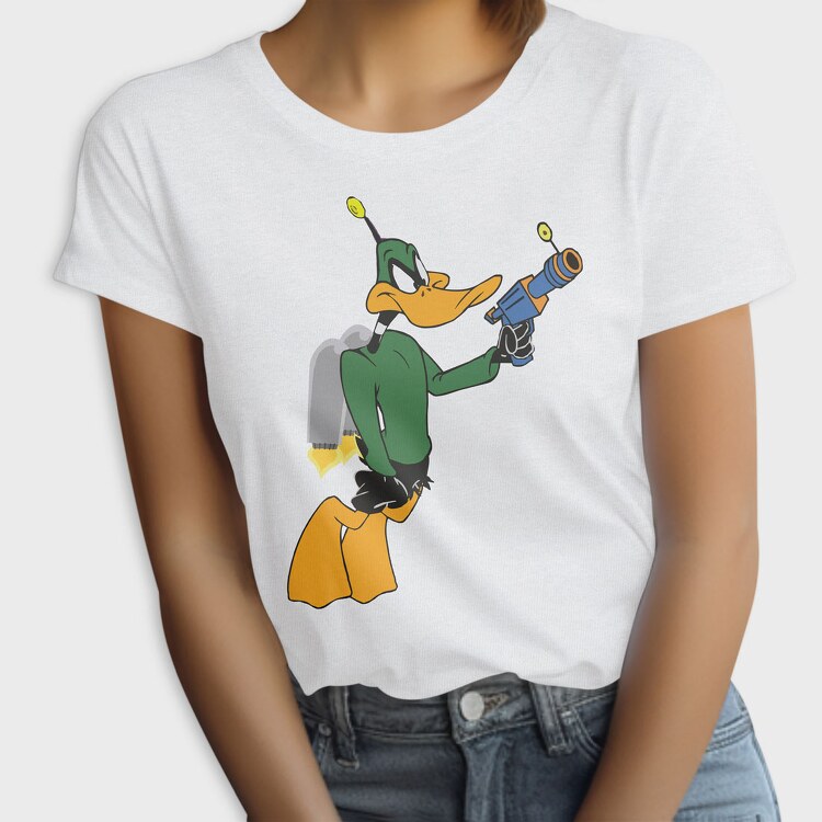 Cartoon Retro Duck Dodgers 2, Tricou Femei