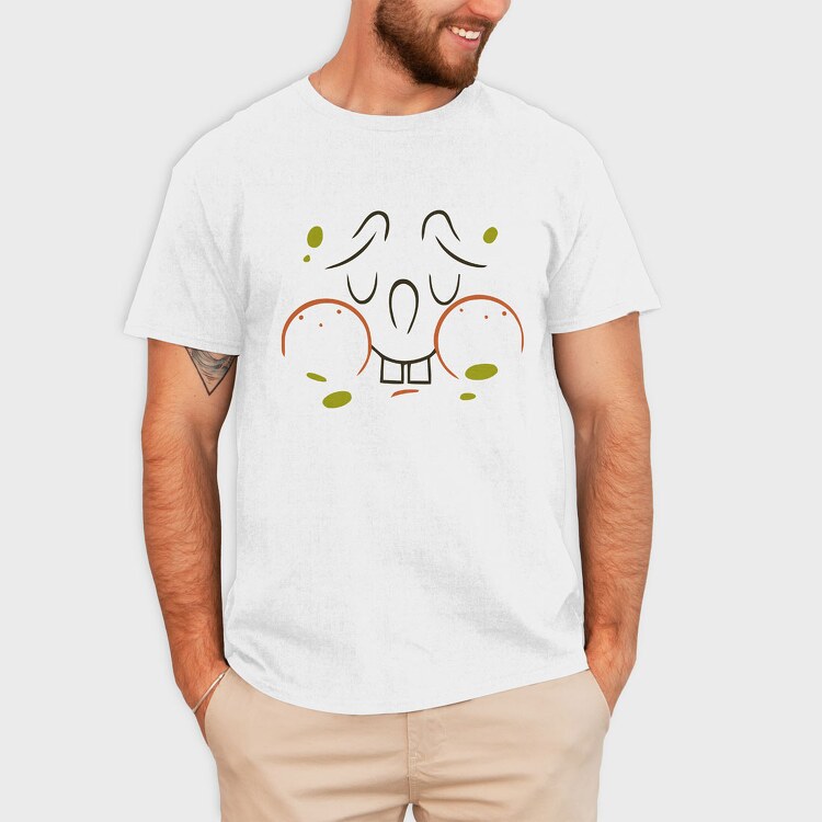 SpongeBob face 1, Tricou Barbati (Unisex)