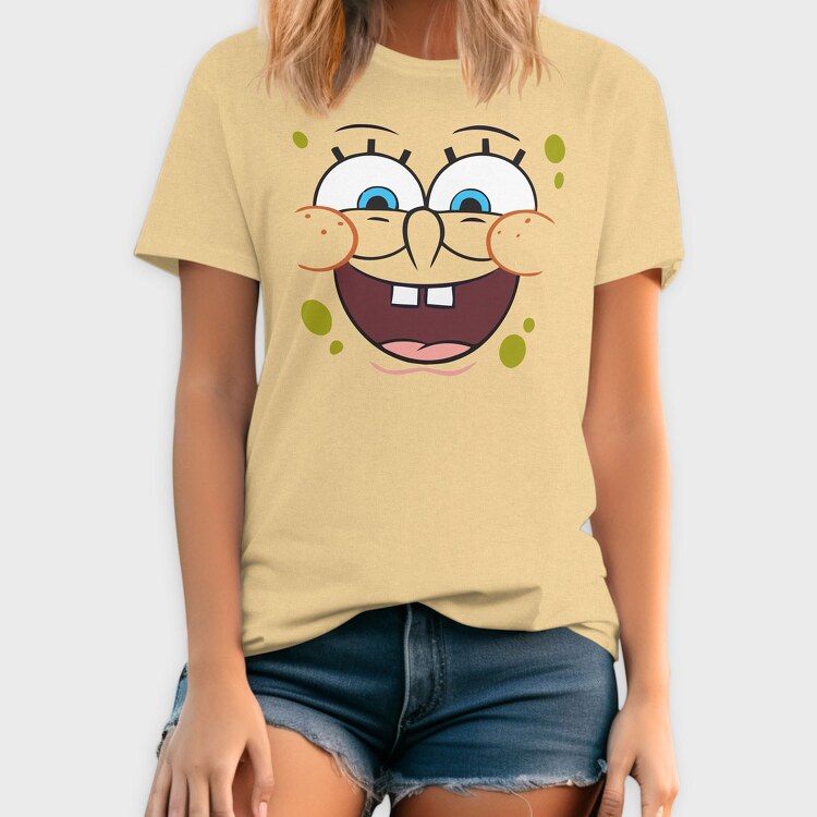 SpongeBob face 10, Tricou Barbati (Unisex)
