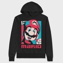 Mario Bros Design, Hanorac Oversize Barbati (Unisex)