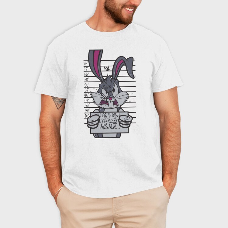 Prisoner Bugs Bunny, Tricou Barbati (Unisex)