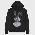 Prisoner Bugs Bunny, Hanorac Oversize Barbati (Unisex)