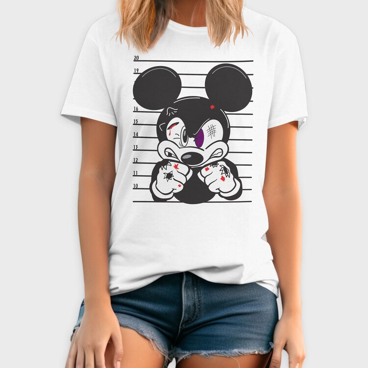 Prisoner Mickey Mouse, Tricou Barbati (Unisex)